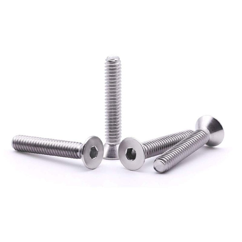 EASTLO 1/4-20 x 1-1/2"" Flat Countersunk Head Socket Cap Screws  Full Machine Thread Coverage  Allen Hex Drive  304 Stainless Steel 18-8 SS  25 PCS - Image 5